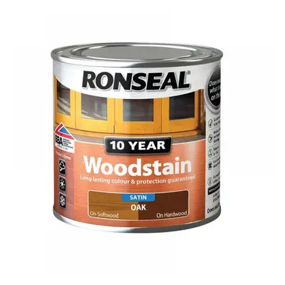 Ronseal 38668 10 Year Woodstain Oak 250Ml