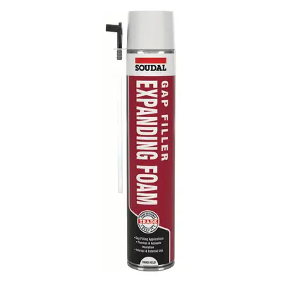 Soudal Gap Filler Expanding Foam - Hand Held Champagne 750Ml canister 24