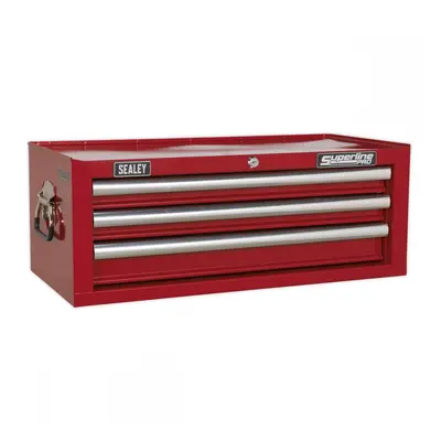 Sealey AP33339 Mid-Box 3 Drawer With Ball-Bearing Slides - Red