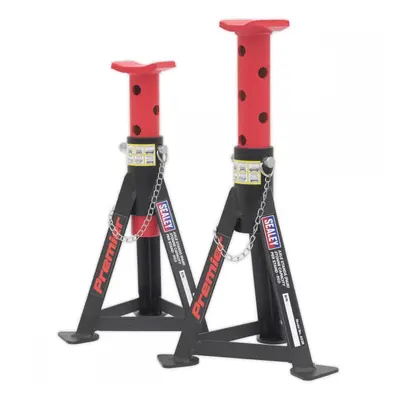 Sealey AS3R Axle Stands (Pair) 3 Tonne Capacity Per Stand - Red