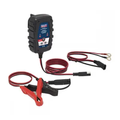 Sealey AUTOCHARGE100HF Compact Smart Trickle Charger & Maintainer 1A 6/12V