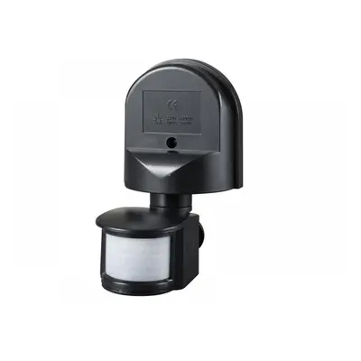 Meridian Lighting PIR180BLK Wall Mounted Pir Motion Detector Black