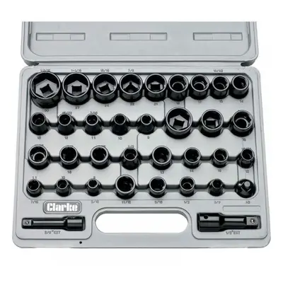 Clarke 1800340 Cis12/35 36 Piece Impact Socket Set