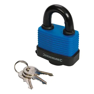 Silverline 598493 Weather-Resistant Padlock 60Mm Each 1