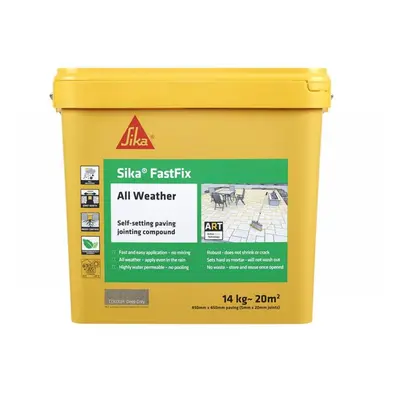 Everbuild Sika 669016 Sika® Fastfix All Weather Deep Grey 14Kg