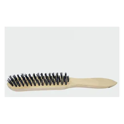 Timco 3SBHD Wooden Handle Scratch Brush - Steel 3 Rows Unit 1