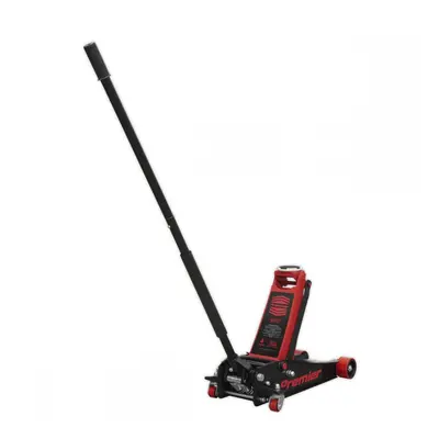 Sealey 4040AR Trolley Jack 4 Tonne Low Profile Rocket Lift Red