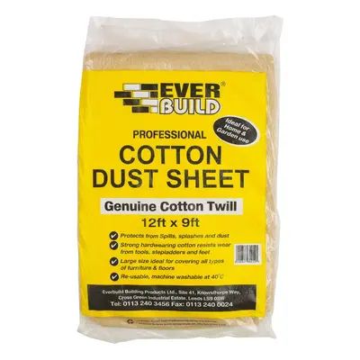 Everbuild Cotton Dust Sheets 12 X 9 Bale