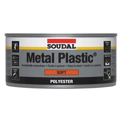 Soudal Metal Plastic Soft Beige 2Kg tin 6