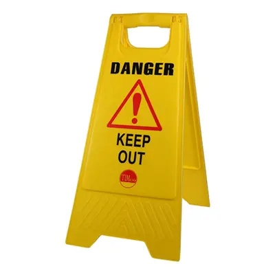 Timco 747852 A-Frame Safety Sign - Danger Keep Out 610 X 300 X 30 Bag 1