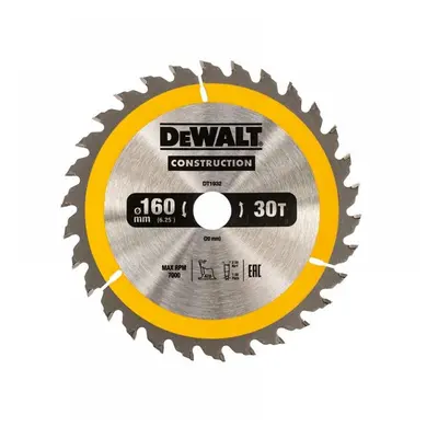 Dewalt DT1932-QZ Portable Construction Circular Saw Blade 160 X 20Mm X 30T