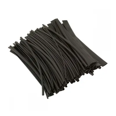 Sealey HST200B Heat Shrink Tubing Black 200Mm 100Pc