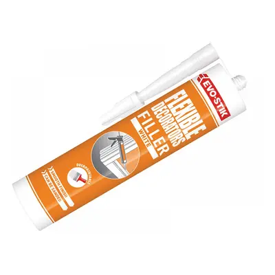 Evo-Stik 30613342 Decorators Flexible Acrylic Filler White C20