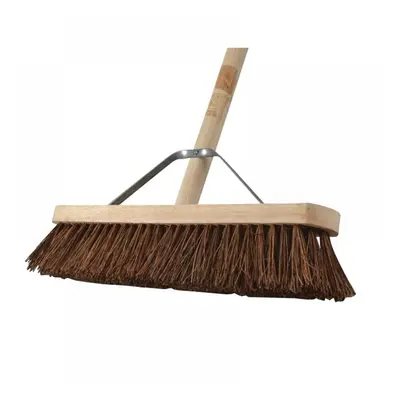 Faithfull Stiff Bassine Broom 450Mm (18In) + Handle & Stay