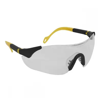 Sealey 9208 Sports Style Clear Safety Glasses With Adjustable Arms