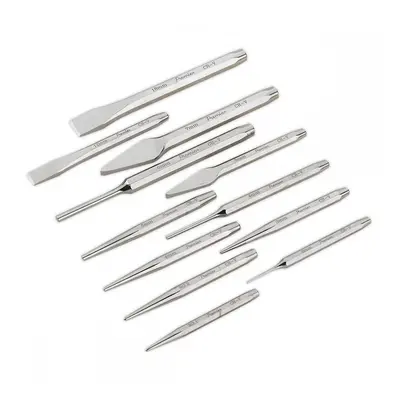 Sealey AK9129 Punch & Chisel Set 12Pc