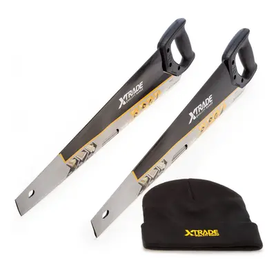 Xtrade X0900097 Hardpoint Hand Saw 22″ X2 + Beanie Hat (3 Piece)