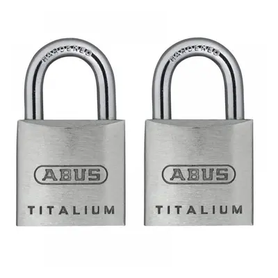 Abus Mechanical 56373 64Ti/20Mm Titalium™ Padlock Carded Twin Pack