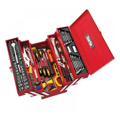 Clarke 1801641 Cht641 199 Piece Diy Tool Kit With Cantilever Tool Box