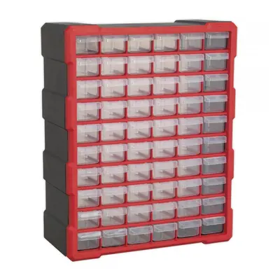 Sealey APDC60R Cabinet Box 60 Drawer - Red/Black