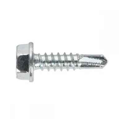 Sealey SDHX4819 Self-Drilling Screw 4.8 X 19Mm Hex Head Zinc Pack Of 100