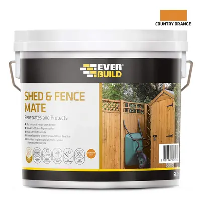 Everbuild Shed & Fence Mate Country Oak 5Ltr