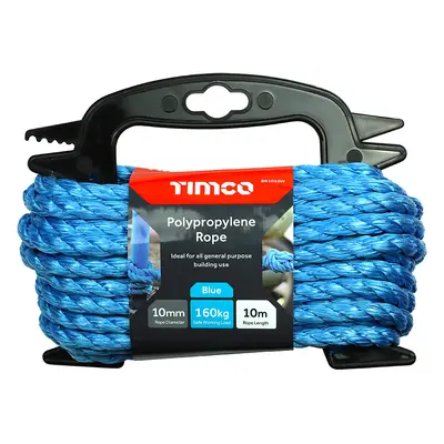 Timco BR1010W Polypropylene Rope - Blue - Winder 10Mm X 10M Unit 1