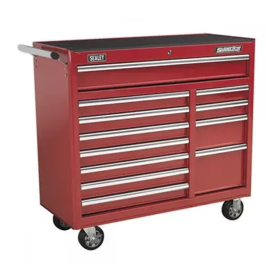 Sealey AP41120 Rollcab 12 Drawer With Ball-Bearing Slides Heavy-Duty - Red