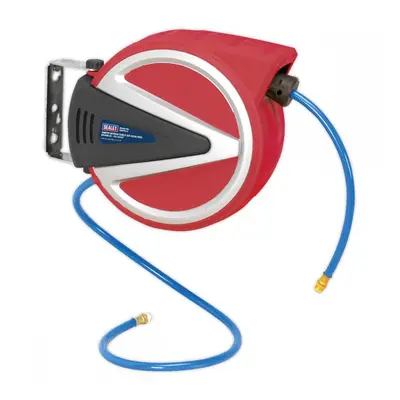 Sealey SA813 Retractable Air Hose Reel 10M Ø8Mm Id - Pu Hose