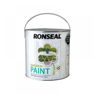 Ronseal 37426 Garden Paint White Ash 2.5 Litre