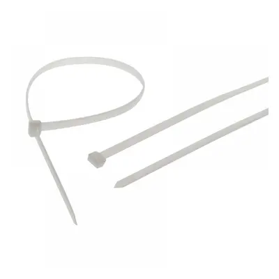 Faithfull Heavy-Duty Cable Ties White 9.0 X 600Mm (Pack 10)