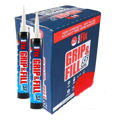 Timco 247318 Grip & Fill - Solvent Free - White 350Ml Cartridge 1