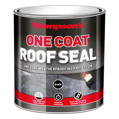 Ronseal 34750 Thompsonfts One Coat Roof Seal Black 5 Litre