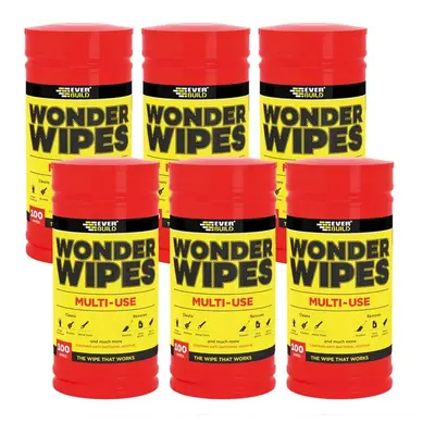 Everbuild Wipe80 Wonder Wipes Trade Tub Pack Of 6 Wipe80