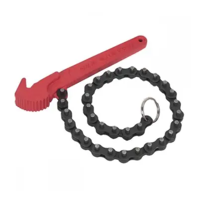 Sealey AK6410 Oil Filter Chain Wrench Ø60-106Mm Capacity