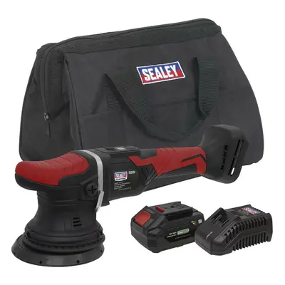 Sealey CP20VOPKIT Cordless Orbital Polisher Kit 20V 4Ah Sv20 Series Ø125Mm