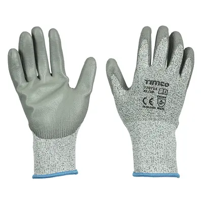 Timco 770715 Medium Cut Gloves - Pu Coated Hppe Fibre With Glass Fibre X Large