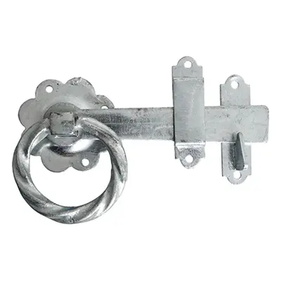 Timco TRGL6GP Ring Gate Latch - Twisted - Hot Dipped Galvanised 6in TIMbag 1