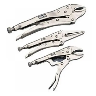 Clarke 1801352 Cht352 3-Pce Lock Grip Plier Set