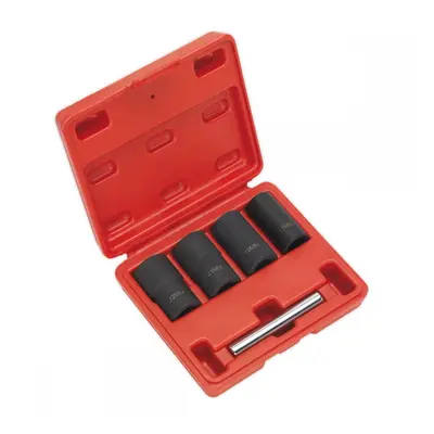 Sealey SX201 Locking Wheel Nut Removal Set 5Pc 1/2inSq Drive