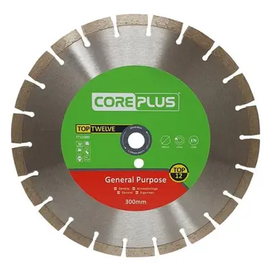 Coreplus CORDBTT12300 Top Twelve General Purpose Diamond Blade 300Mm