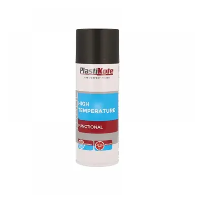 Plastikote 071018 Trade High Temperature Spray Paint Black 400Ml