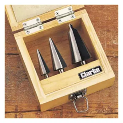 Clarke 1801382 Cht382 3 Piece Hss Tapered Drill Set