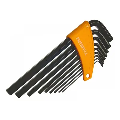 Faithfull Metric Long Arm Hex Key Set 9 Piece