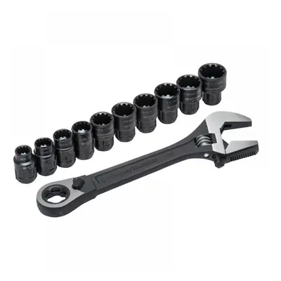 Crescent® CPTAW8 X6™ Pass-Thru™ Adjustable Wrench Set 11 Piece