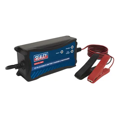 Sealey SBC6 Battery Maintainer Charger 12V 6A Fully Automatic