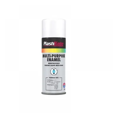 Plastikote 440.0060103.076 Multi Purpose Enamel Spray Paint Matt White 400Ml