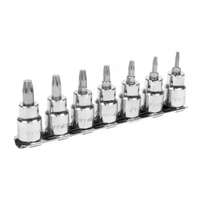 Sealey AK62263 Trx-Star* Socket Bit Set Lock-On™ 7Pc 3/8inSq Drive