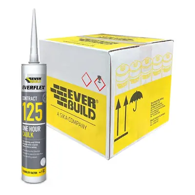 Everbuild 125 One Hour Caulk White Box Of 25 125C3