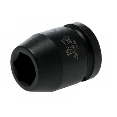 Teng 920515N Impact Socket Hexagon 6-Point 1/2In Drive 15Mm